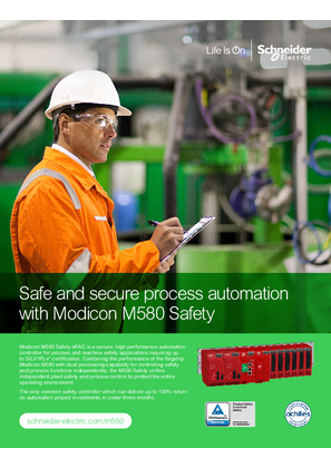 Imagen de Modicon M580 Safety ePAC brochure