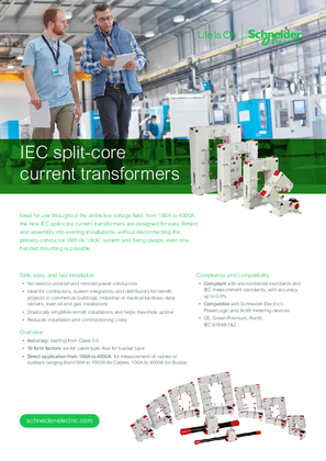 Image of IEC split-core current transformers