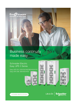 Slika korisnika Business continuity made easy - Easy UPS 3 Series - High Res