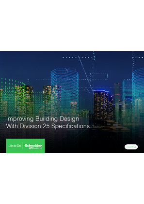 Image of Division 25 Improving Building Design With Division 25 Specifications eGuide Brochure