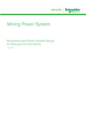 Image of Recommended Power System Design for Mid-size Iron Ore Mines