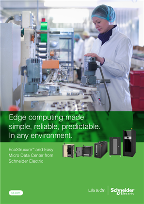 Obraz EcoStruxure Micro Data Center Brochure for End Users