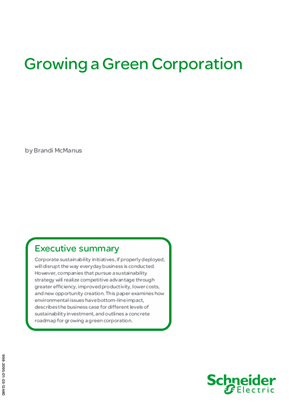 Growing a Green Corporation