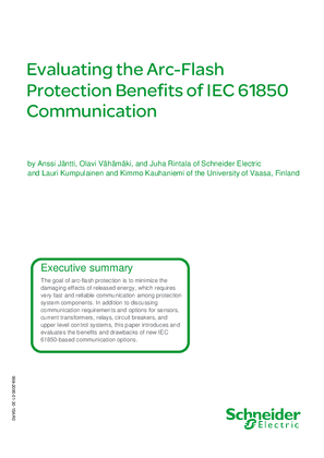 Image of Evaluating the Arc-Flash Protection Benefits of IEC 61850 Communication