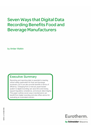 Image of Seven Ways that Digital Data Recording Benefits Food and Beverage Manufacturers
