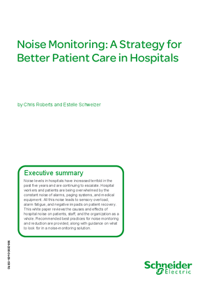 Image of Noise Monitoring: A Strategy for Better Patient Care in Hospitals