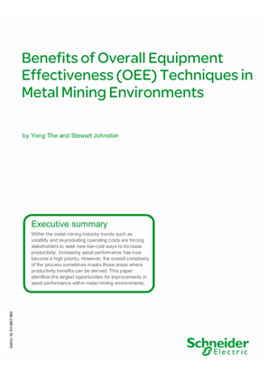 Image of Benefits of Overall Equipment Effectiveness (OEE) techniques in Metal Mining Environments