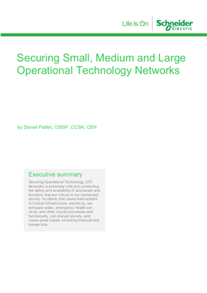 Image of Securing operational technology networks against cyber security threats