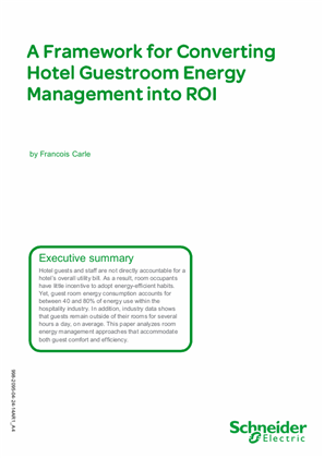Image of A Framework for Converting Hotel Guestroom Energy Management into ROI