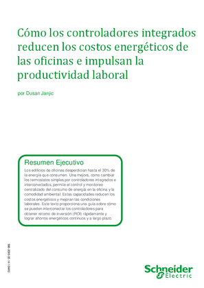 Imagen de Cómo los controladores integrados reducen los costos energéticos de las oficinas e impulsan la productividad laboral