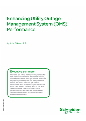 Image of Enhancing Utility Outage Management System (OMS) Performance
