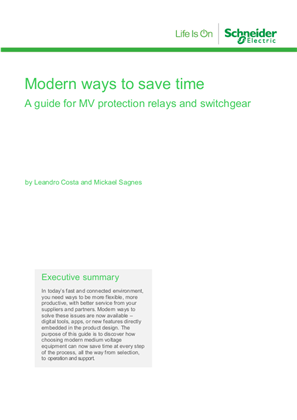 Image of Modern ways to save time: A guide for MV protection relays and switchgear
