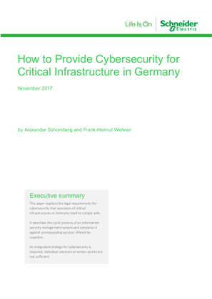 Image of How to Provide Cybersecurity for Critical Infrastructure in Germany