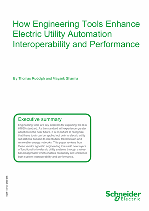 イメージ How Engineering Tools Enhance Electric Utility Automation Interoperability and Performance