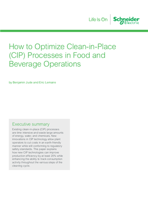 Image of How to Optimize Clean-in-Place (CIP) Processes in Food and Beverage Operations