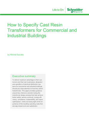 Bild von How to Specify Cast Resin Transformers for Commercial and Industrial Buildings