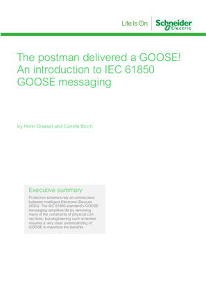 Image of An introduction to IEC 61850 GOOSE messaging