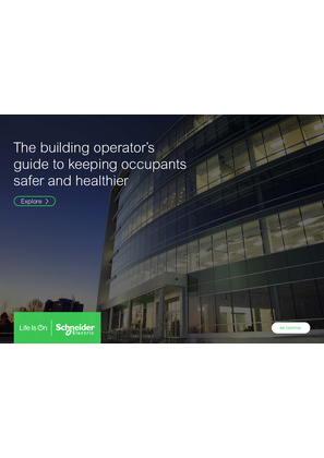Image of The building operator’s guide to keeping occupants safer and healthier e-Guide Brochure