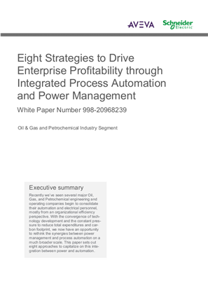 Image of Eight Strategies to Drive Profitability through Integrated Process Automation and Power Management