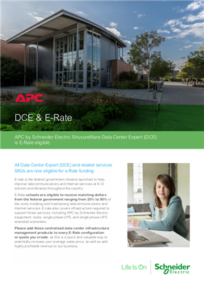 Image of Data Center Expert & E-Rate Brochure