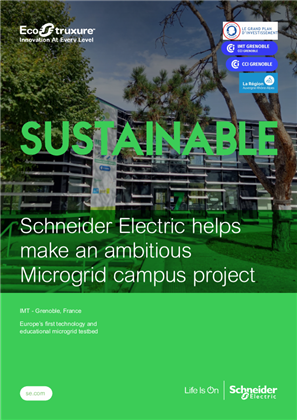 Image of Microgrid Case study: Schneider Electric helps make an ambitious Microgrid campus project (IMT - Grenoble France)