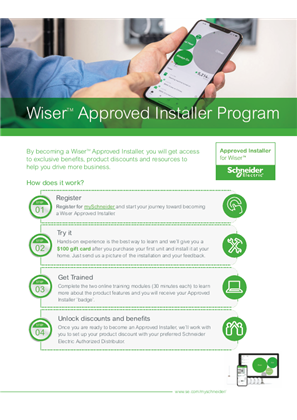 Image of Wiser Approved Installer Program