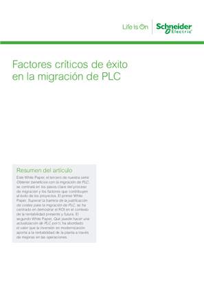 Factores críticos de éxito en la migración de PLC