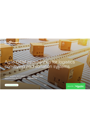 Image of Agile OEM Approaches for Logistics Conveying and Sortation Systems