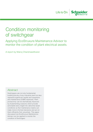 Immagine di Condition monitoring of switchgear
