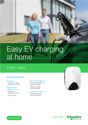 Image of EVlink Home Brochure - Easy EV charging at home