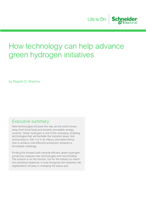 的映像 How Technology Can Help Advance Green Hydrogen Initiatives