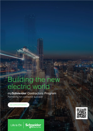 Image of MySchneider Contractor Program Brochure