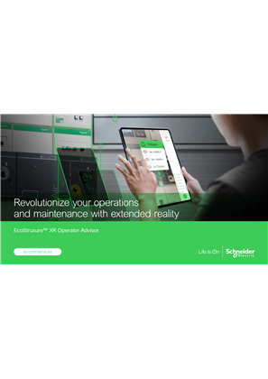 Image of EcoStruxure XR Operator Advisor eGuide