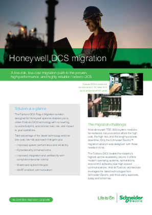 Image of Honeywell DCS migration