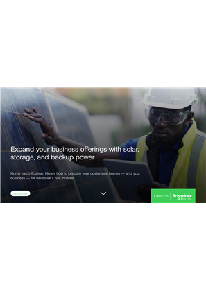 Image of Expand your business offerings with solar, storage, and backup power