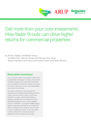 Image of Get more from your core investments: How faster fit-outs can drive higher returns for commercial properties
