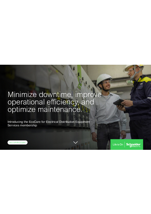 Immagine di EcoCare for Electrical Distribution Equipment Brochure