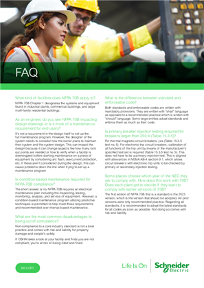 Image of NFPA 70B Step-by-Step FAQ Guide