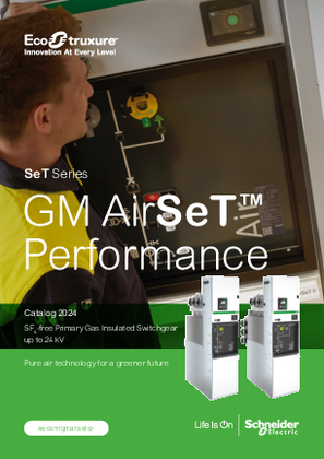 Obrázok SF6-free Primary Gas Insulated Switchgear GM AirSeT Performance Catalogue