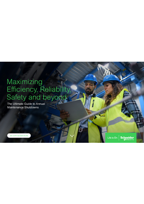 Image of Maximizing Efficiency, Reliability, Safety and beyond - The Ultimate Guide to Annual Maintenance Shutdowns