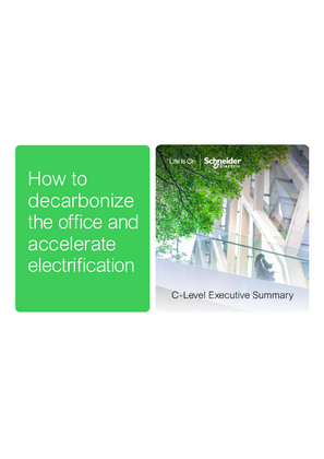 Imagem de How to decarbonize the office and accelerate electrification – C-Level Executive Summary