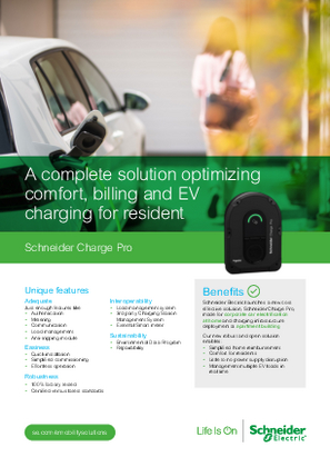 Image of Schneider Charge Pro Brochure
