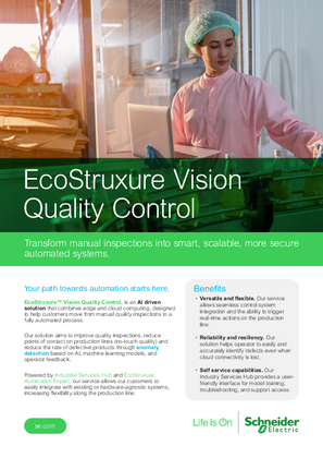Image of EcoStruxure Vision Quality Control