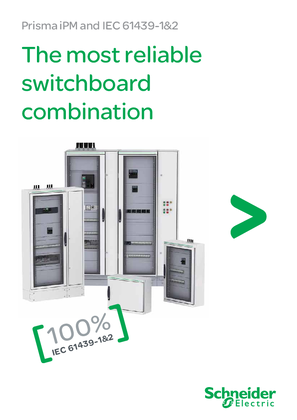 Image of Prisma iPM and IEC 61439-1&2. The most reliable switchboard combination