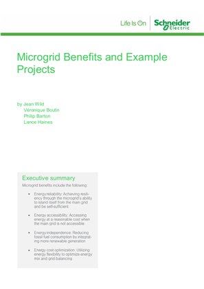 Microgrid Benefits and Example Projects