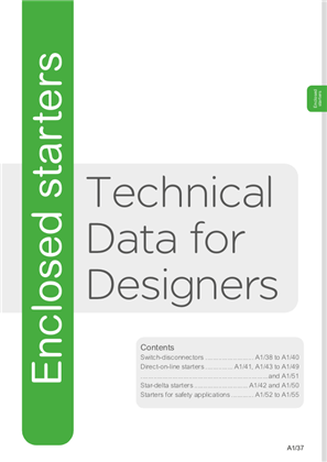 Image of TeSys - Chapter A1 - Enclosed starters - tech data - Digicat