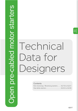 Image of TeSys - Chapter A2 - Open pre cabled motor starters - tec data - Digicat