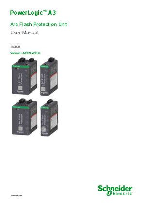 Imagen de PowerLogic A3 Arc Flash Protection Unit User Manual