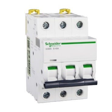 的映像 A9F17340 : iC65N 小型断路器, B曲线, 3P, 40A