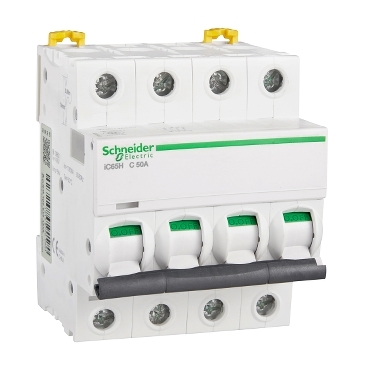 的映像 A9F28450 : iC65H 小型断路器, C曲线, 4P, 50A